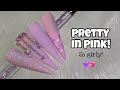 Pretty In Pink | Gel Polish Nail Art | Madam Glam | Nail Sugar