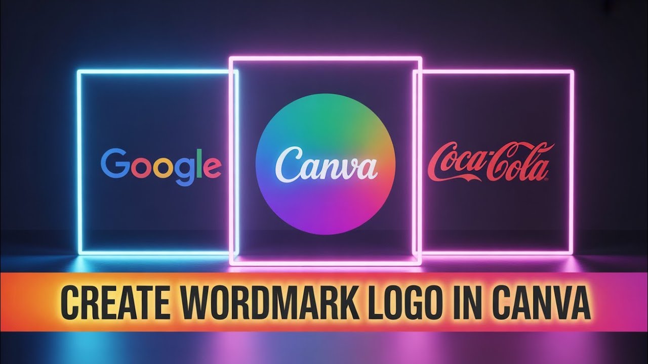 How to Create a Wordmark Logo in Canva | Simple & Stylish Logo Design ...