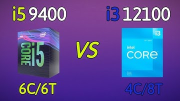 i3 12100 vs i5 9400 - Benchmark and test in 7 Games High setting 1080P