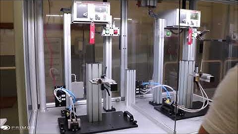 Double test bench for faucets