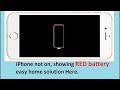 Iphone stuck on red battery screen | Simple way to solve Iphone charging problem at home