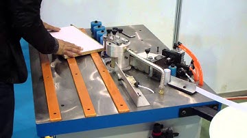 Manual straight and curve edge bander