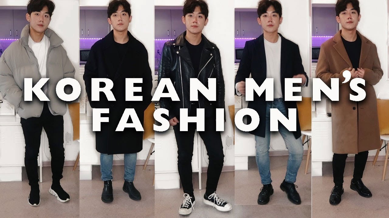Korean Men'S Outfit Ideas | 5 Minimal Korean Fashion Looks | Brute Choi -  Youtube