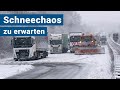 Wintereinbruch! Schneechaos am Montag und Dienstag zu erwarten