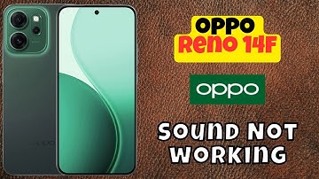 Oppo Reno 14F How to Fix Sound Problem || Sound Not working