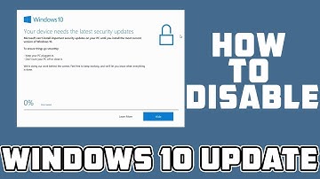 How to disable or stop Windows 10 Auto Update Assistant