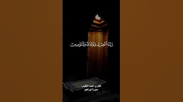 ( ربنا اغفر لي ولوالدي وللمؤمنين يوم يقوم الحساب ) القارئ احمد النفيس