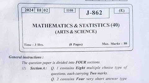 Class 12th Maharashtra State Board 2024 Mathematics Paper Solution