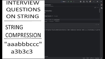 10. How to Solve the String Compression Problem in Java | String Interview Questions