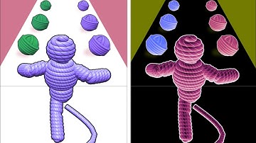 Rope Man Run 🏀 vs Reverse gameplay  Colour Run walkthrough , iOS Android New Update ( part : 1394 )