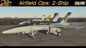 4k | Airfield Ops | F/A-18C Hornet | DCS | Clouds | 1600h