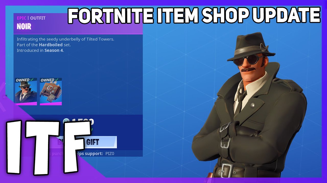 Fortnite Item Shop Update *RARE* DETECTIVE SET IS BACK + CHALLENGES! (Fortnite Battle Royale)
