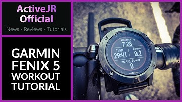 Garmin Fenix 5 workout features & tutorial