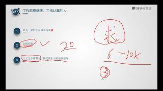 《Java课程 Java300集大型视频教程》 1·12 面试中,十大要点吸引面试官
