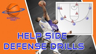 How to Teach Help Side Defense! 4 Best Basketball Drills screenshot 4