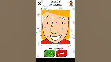 Just Draw ERASE mode Level 2 answer - solution walkthrough