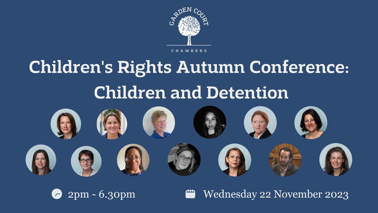 Children's Rights Autumn Conference: Children & Detention - 22 November ...