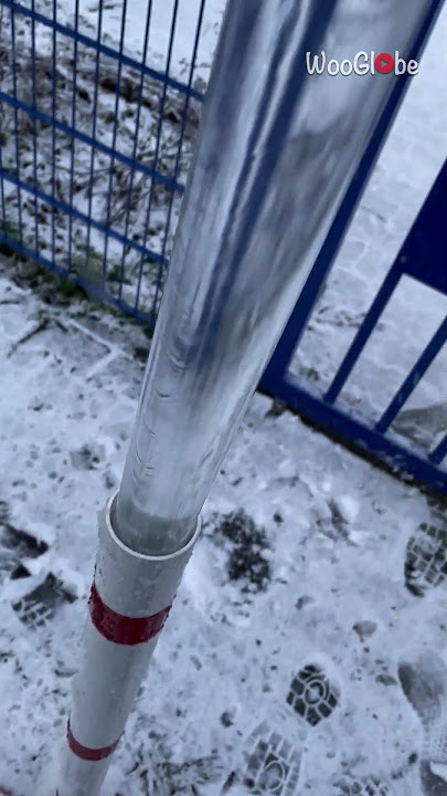 Satisfying Ice Breaking: Nature's Sculpted Wand Shatters! || WooGlobe