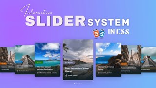 Pure HTML & CSS Image Slider Tutorial | No JavaScript Needed!