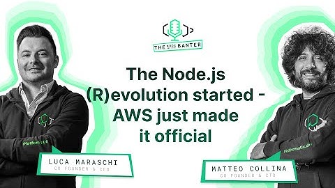 The Node.js (R)evolution started - AWS just made it official