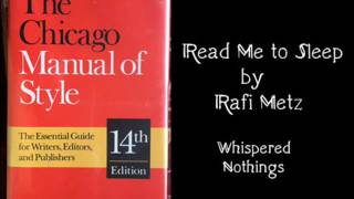 ASMR Whisper reading Chicago Manual of Style [Intentional]