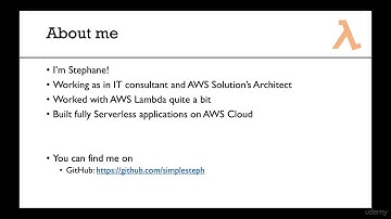 AWS Lambda and the Serverless Framework - Hands On Learning! : About your Instructor