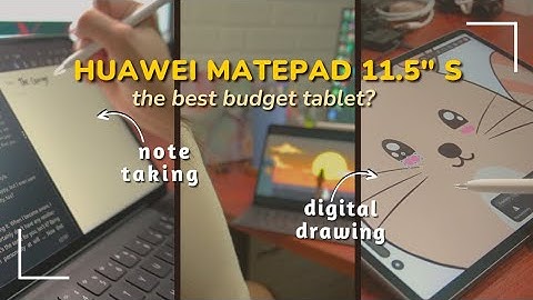 Huawei Matepad 11.5" S | unboxing + user experience *unsponsored*