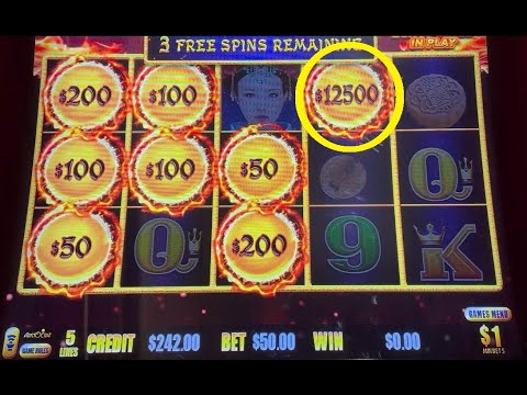 $12,500 ORB fell on Autumn Moon $50 spins for a huge #handpay #jackpot
