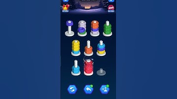 NutSort Level 63 #Satisfying #Relaxing #PuzzleGame #MobileGame #Shorts #OddlySatisfying