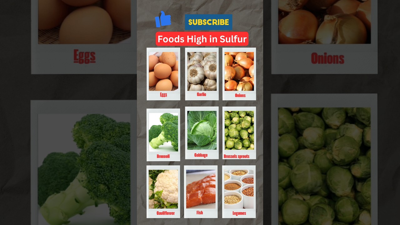 Top 9 Sulfur Rich Foods 