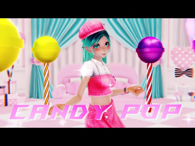 ≡MMD≡ Hatsune Miku - Candy pop / Twice [4KUHD60FPS][Eng sub] class=