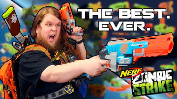 Reviewing ALL of NERF ZOMBIE STRIKE!