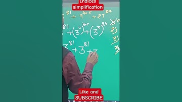 Indices SIMPLIFICATION#shorts #maths #mathstricks #mentalmath #jekhacademy #jaiswalsir