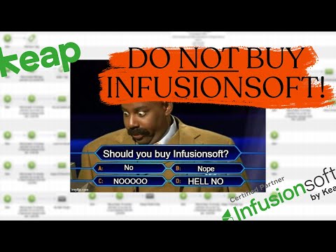 Why I stopped recommending Infusionsoft/Keap Max Classic (Do NOT buy Infusionsoft!)