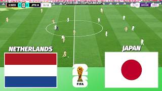 Download lagu 🔴 LIVE | Netherlands vs Japan - FIFA World Cup 2026 | PES 21 Simulation