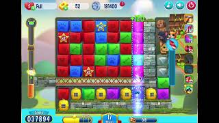 Pet Rescue Saga 2024 Level 224 One Block Buster, 3 Stars