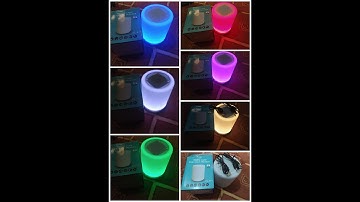 touch lamp portable speaker cl-671 review price features seven different colours