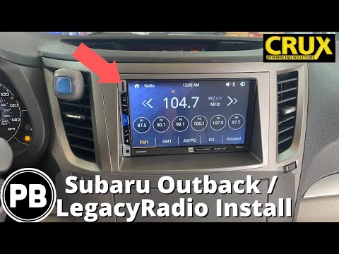 2010 - 2014 Subaru Outback Radio Install