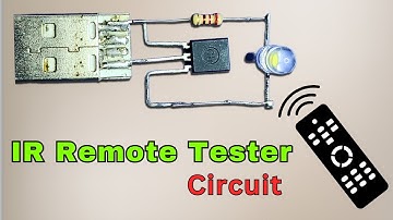 Diy IR Remote Tester Circuit | Diy Remote Tester