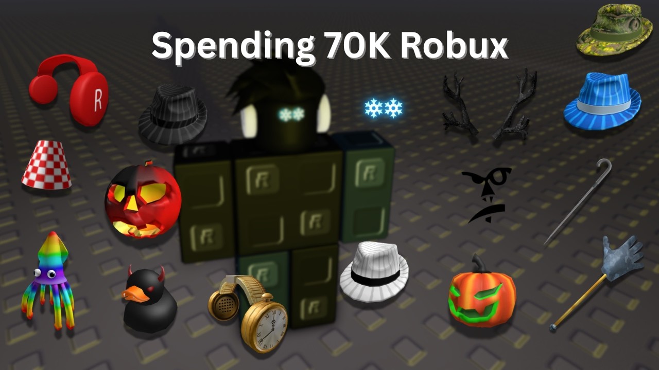 Spending 70K+ robux, buying Red Clockwork Headphones, + more $.$ - YouTube