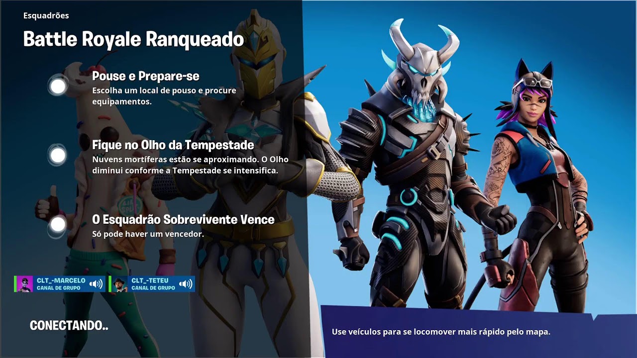 Ranqueadas  As Ranqueadas já estão disponíveis no Battle Royale e