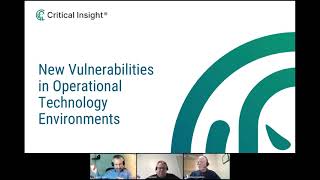 New Cybersecurity Vulnerabilities in Operational Technology Environments