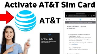 How To Activate AT&T Prepaid Sim Card 2025