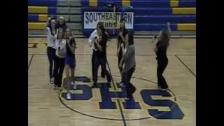 Southeastern 2013 homecoming Senior girls lipsync