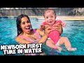 Baby Zelyiana Goes SWIMMING For The FIRST TIME