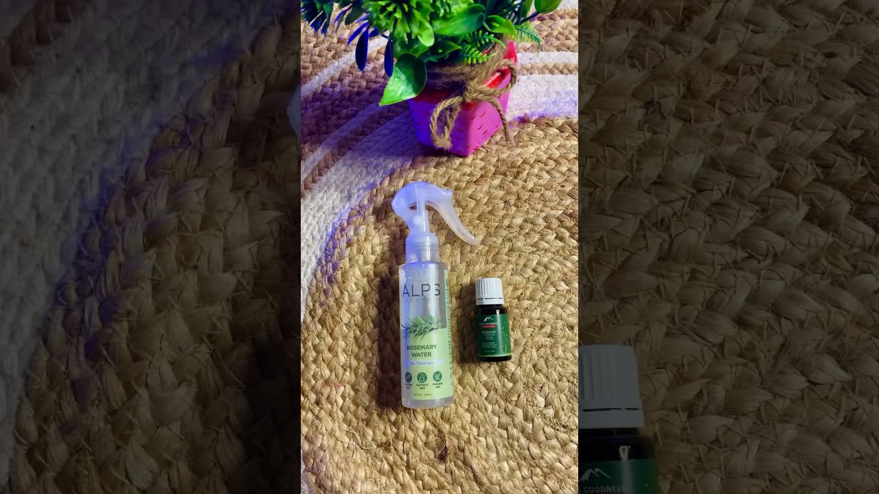 Alps Goodness Rosemary Water & Essential Oil Review || How to Use alps goodness Rosemary water & oil