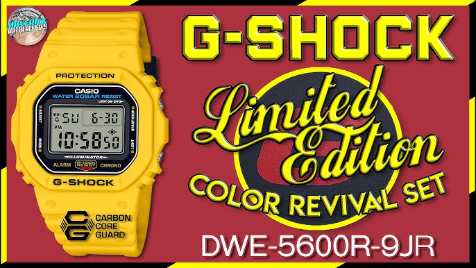 CASIO G-SHOCK ORIGINAL DWE-5600R-9ER CARBON CORE GUARD | IRISIMO - YouTube