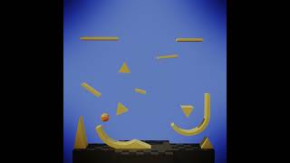 Ball in the obstacle animation