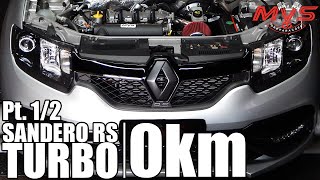 Sandero RS Turbo Zero km 2022 - Parte 1/2 