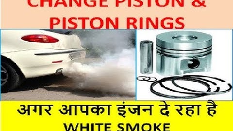 how to check and replace worn out piston and piston rings in engine easily